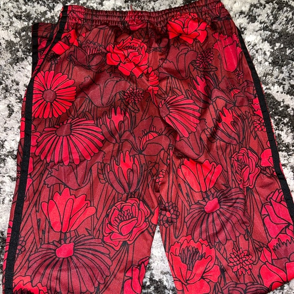 Adidas women’s rose print  track pants - Picture 2 of 6